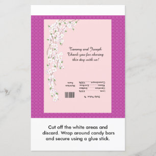 Emballage de bonbons de mariage Blossoms