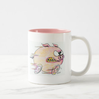 Emballage de la tasse de café de porcs