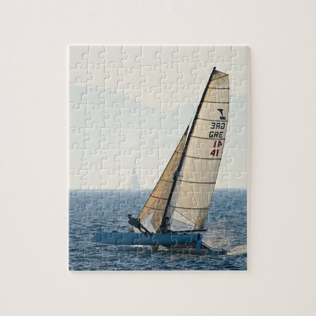 Emballage du puzzle de voilier (Vertical)