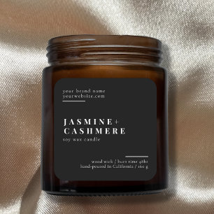 Emballage minimaliste simple cosmétique étiquette 