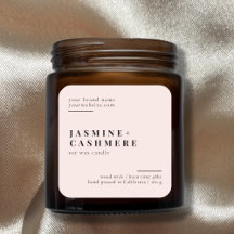 Emballage minimaliste simple cosmétique étiquette