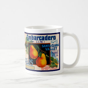 Embarcadero Birnen Kaffeetasse