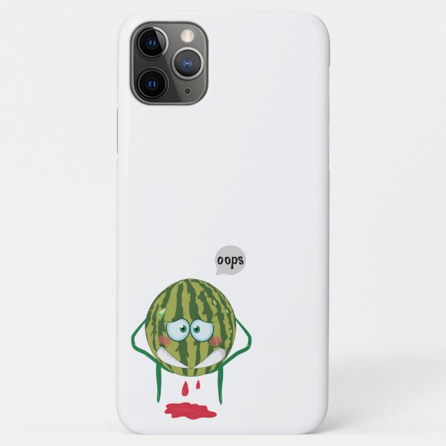 Embarrassed Watermelon Case-Mate iPhone Hülle (Rückseite)