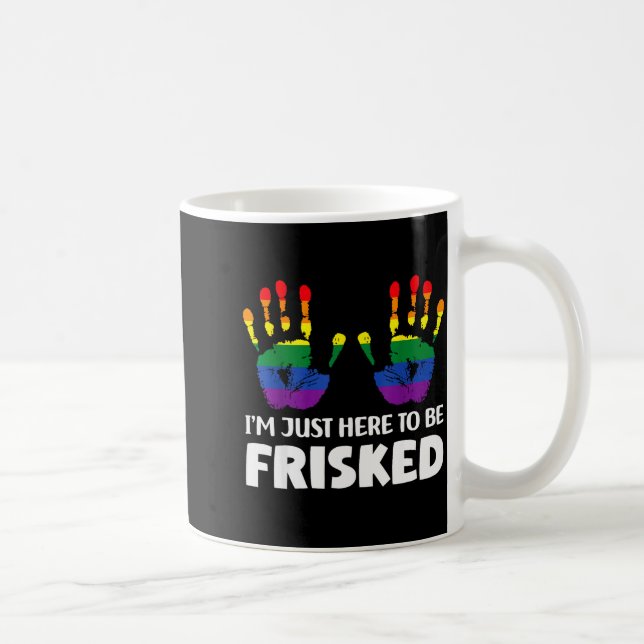 Embarring Airrt Gag Tees Exchange I'm Just Here To Kaffeetasse (Rechts)