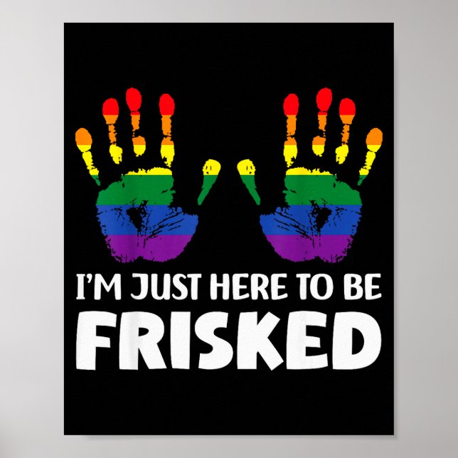 Embarring Airrt Gag Tees Exchange I'm Just Here To Poster (Vorne)