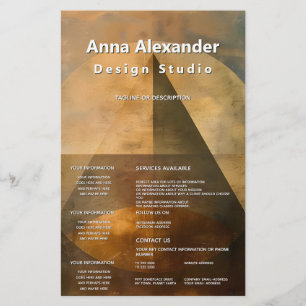 Ember Canopy Minimalistisches Design Flyer
