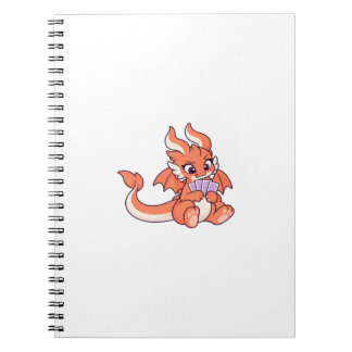 Ember Dragon Playing Cards Notizbuch Notizblock