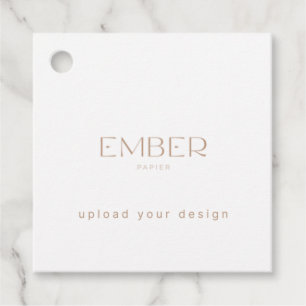 Ember Papier 2x2 Geschenktafel - Ihr Design hochla Geschenkanhänger