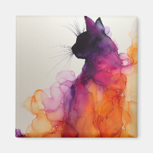 Ember-Silhouette Magnet