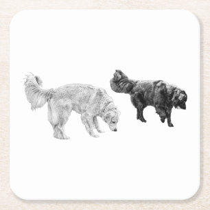 Ember Table, Scentwork Scene Rechteckiger Pappuntersetzer