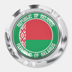 Emblem der Belarus-Runde Magnet