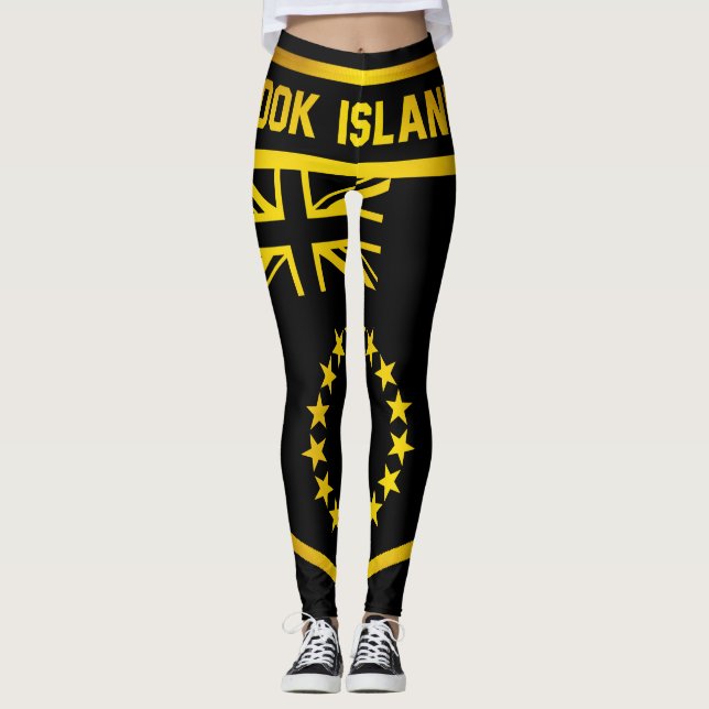 Emblem der Cookinseln Leggings (Vorderseite)