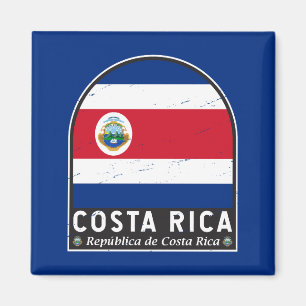 Emblem der Costa Rica-Fahne gestört Vintag Magnet