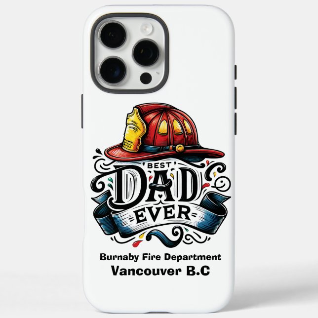 Emblem der Feuerwehrfamilie Vancouver iPhone 16 Pro Max Hülle (Rückseite)