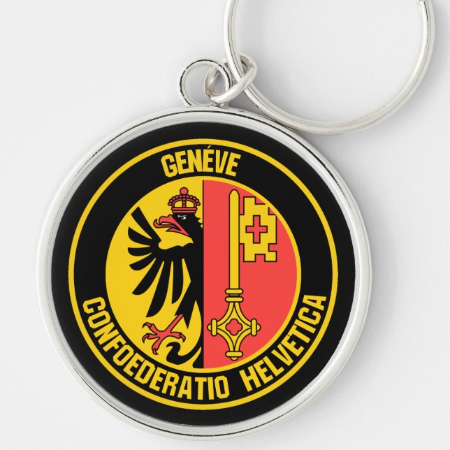 Emblem der Genfer Runde Schlüsselanhänger (Vorne)