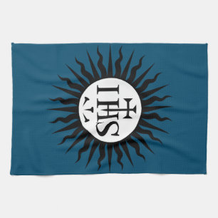 Emblem der Gesellschaft Jesu Geschirrtuch