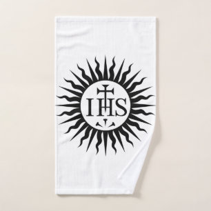 Emblem der Gesellschaft Jesu Handtuch