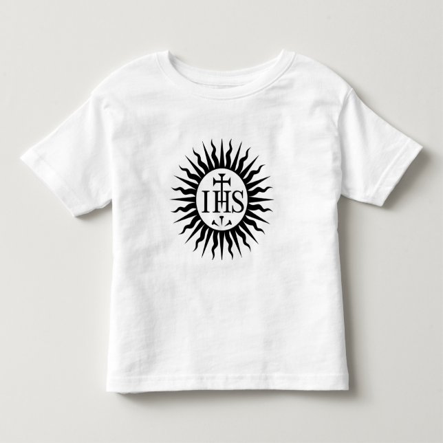 Emblem der Gesellschaft Jesu Kleinkind T-shirt (Vorderseite)