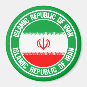 Emblem der Iran-Runde Magnet