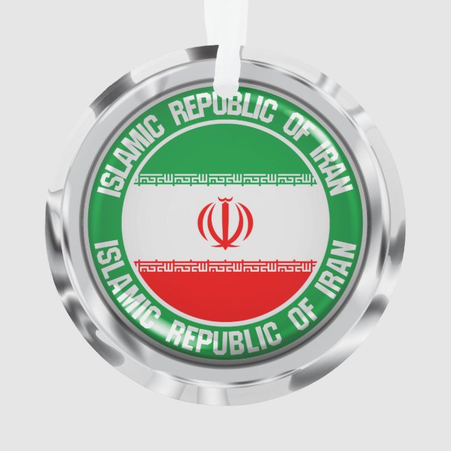 Emblem der Iran-Runde Ornament (Rückseite)