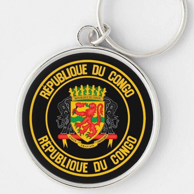 Emblem der Kongo-Runde Schlüsselanhänger (Vorne)