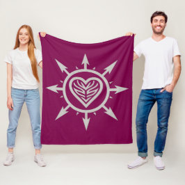 "Emblem der Liebe"-T-Shirt Fleecedecke
