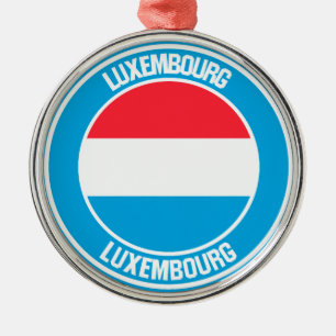 Emblem der Luxemburger Runde Ornament Aus Metall