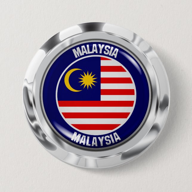 Emblem der Malaysia-Runde Button (Vorderseite)