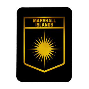 Emblem der Marshall-Inseln Magnet