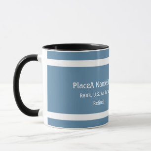 Emblem der militärischen Luftwaffe personalisieren Tasse