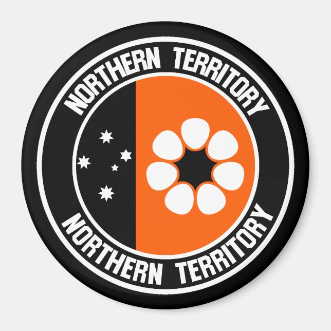 Emblem der Nördlichen Territorialrunde Magnet (Vorne)