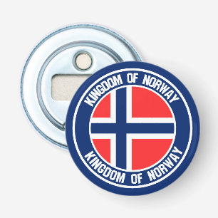 Emblem der Norwegen-Runde Flaschenöffner