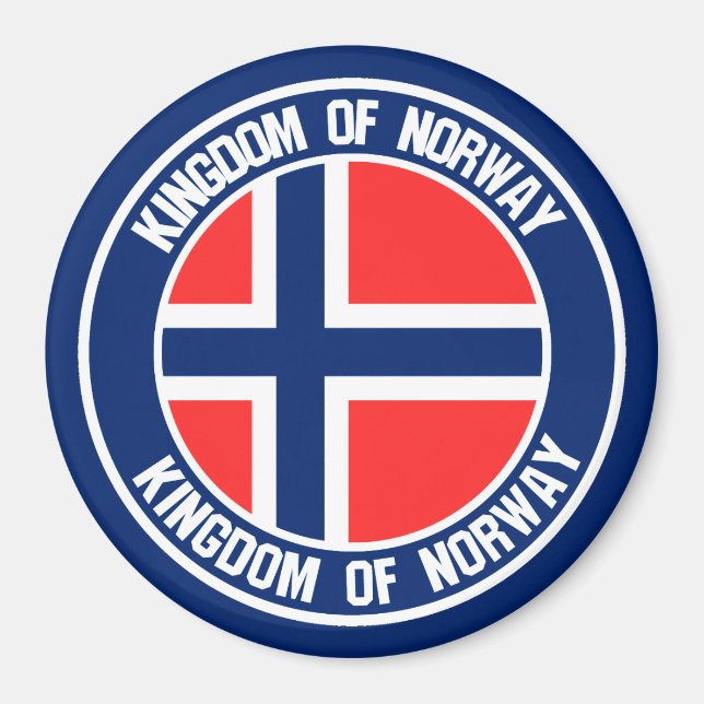 Emblem der Norwegen-Runde Magnet (Vorne)