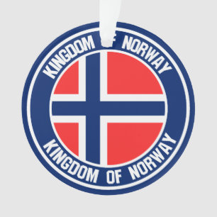 Emblem der Norwegen-Runde Ornament