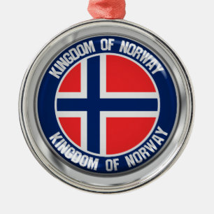 Emblem der Norwegen-Runde Ornament Aus Metall