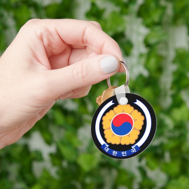 Emblem der Republik Korea Schlüsselanhänger (Hand)