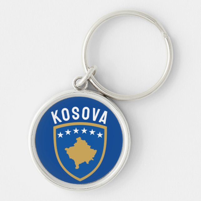 Emblem der Republik Kosovo Schlüsselanhänger (Vorne)