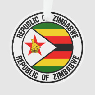 Emblem der Simbabwischen Runde Ornament
