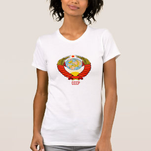 Emblem der sowjetischen Gewerkschaft mit CCCP T-Shirt