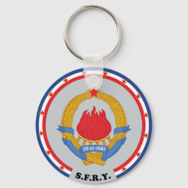 Emblem der Sozialistischen Bundesstaatlichen Repub Schlüsselanhänger