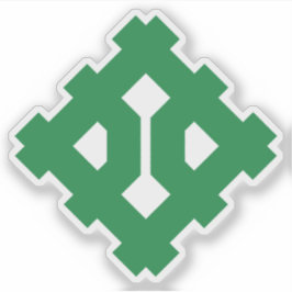Emblem der Stadt Fukui, Fukui, Japan Aufkleber