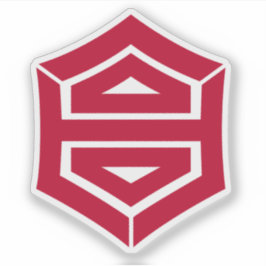 Emblem der Stadt Kochi (Kōchi), Kōchi, Japan Aufkleber