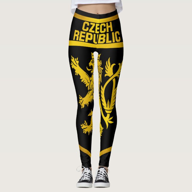 Emblem der Tschechischen Republik Leggings (Vorderseite)