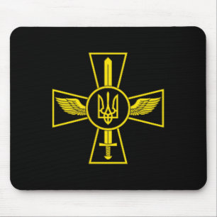 Emblem der ukrainischen Luftwaffe Ukraine Streitkr Mousepad