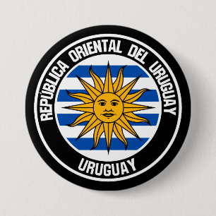 Emblem der Uruguay-Runde Button