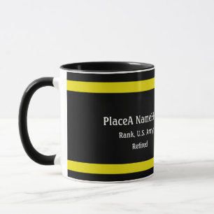 Emblem der US-Armee für die Verteidigung personali Tasse
