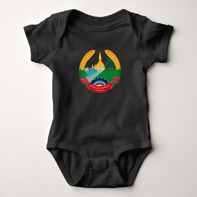 Emblem des Baby Bodysuit von Laos Strampler (Vorderseite)