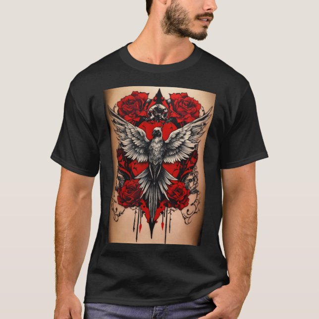 Emblem des Kaisers: Shirt des chinesischen Drachen (Vorderseite)