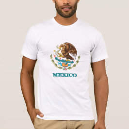 Emblem des mexikanischen Eagle, Fahnenmode T-Shirt