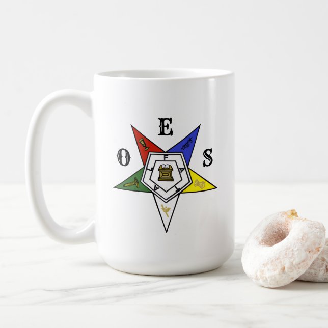 Emblem des Ordens des Eastern Star Kaffeetasse (Mit Donut)